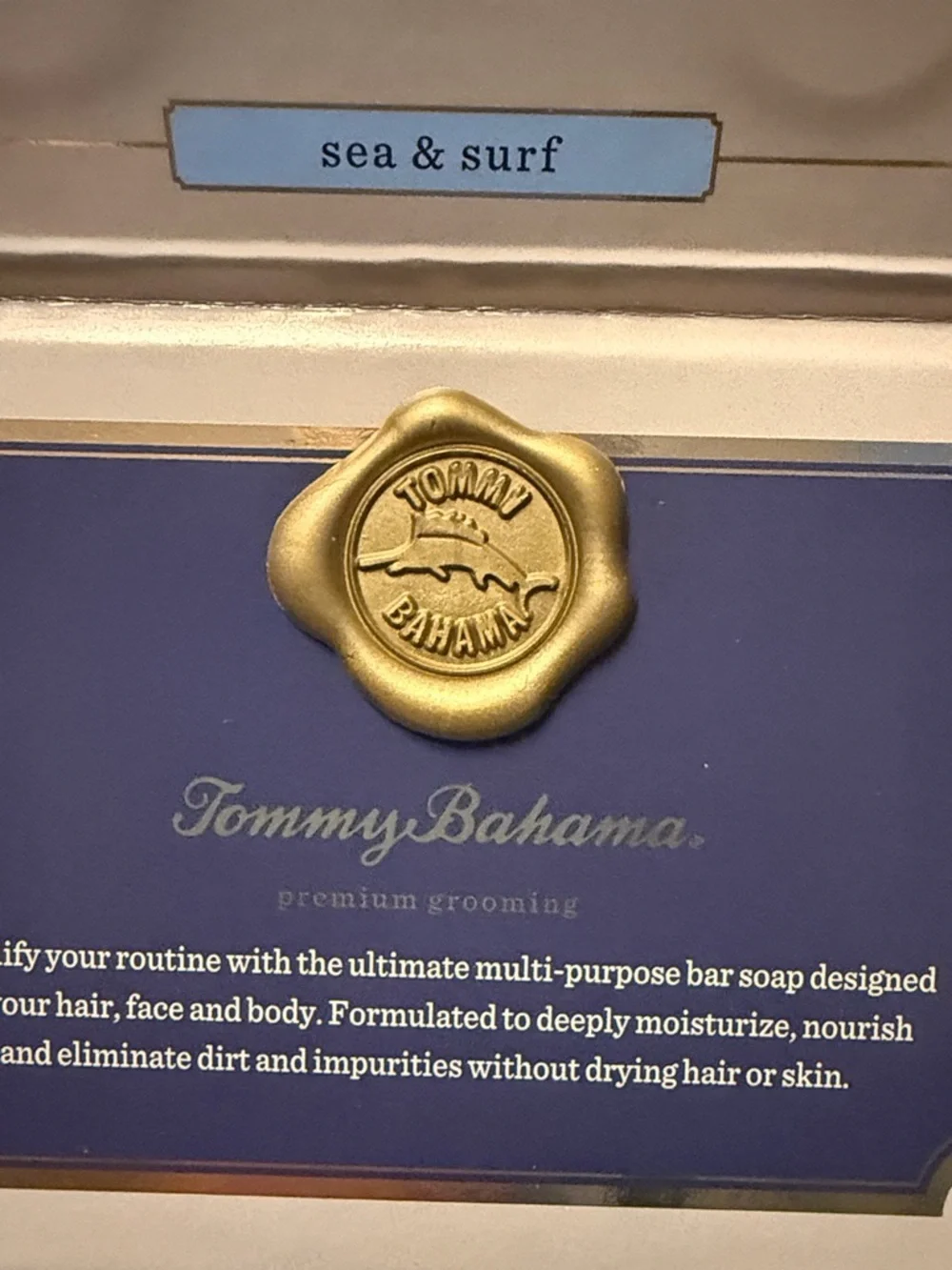 Tommy Bahama Sea & Surf Multi-Purpose Bar Soap. This is for ONE BOX or 2 for $18